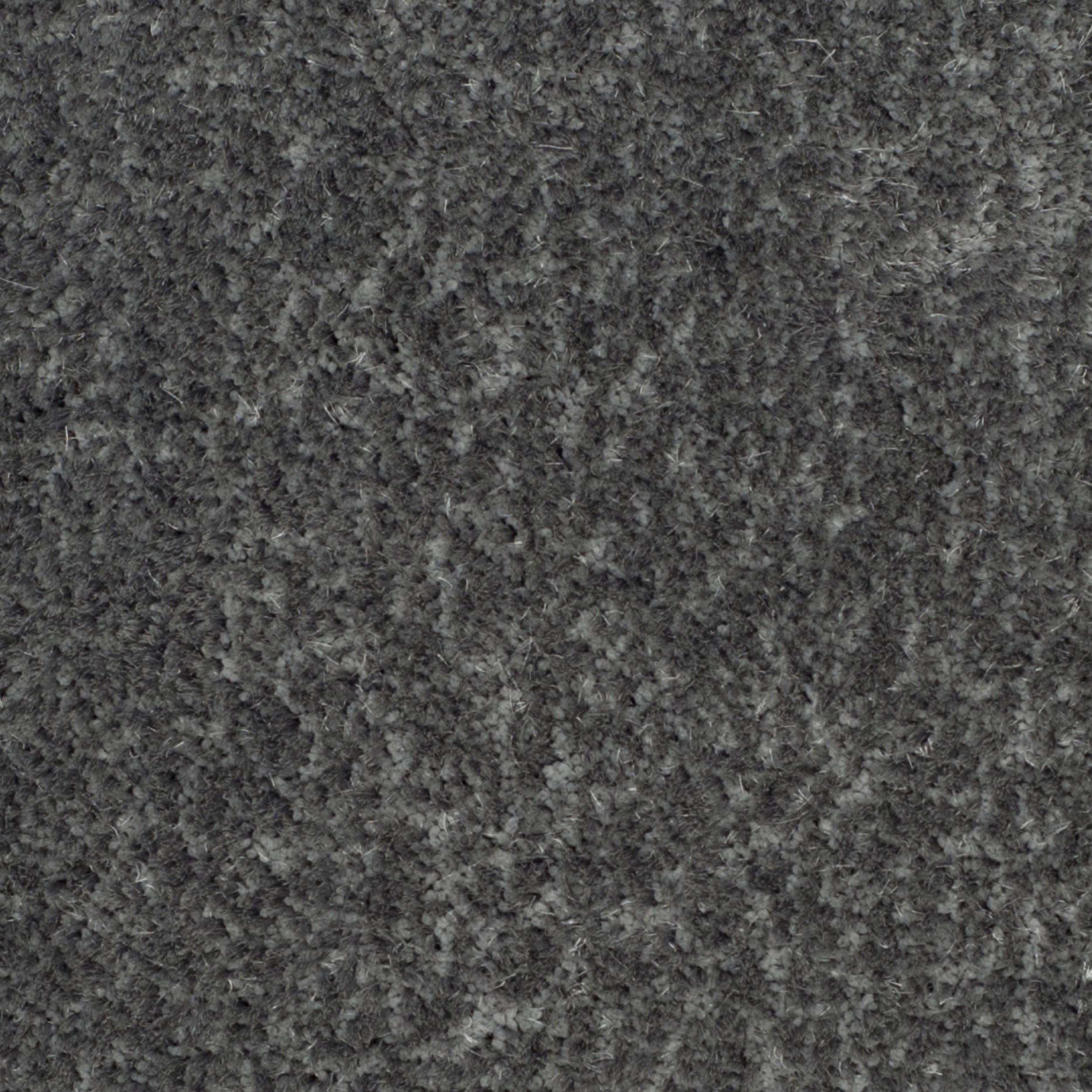 SAFAVIEH Luxe Paxton Solid Plush Polyester Shag Area Rug, Grey, 4' x 6'
