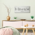 thumbnail image 2 of Stupell Industries He Stores My Soul Phrase Charming Cursive Typography Canvas Wall Art, 13 x 30, Design by Daphne Polselli, 2 of 6
