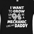 thumbnail image 4 of Inktastic I Want To Grow up To Be a Mechanic Like My Daddy Boys or Girls Toddler T-Shirt, 4 of 5