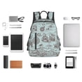 thumbnail image 6 of Daiia Pirate Adventure Map School Backpack for Men and Women Lightweight Backpack Durable Backpack Water-Resistant,Travel,Work Bag, 6 of 9
