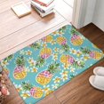 thumbnail image 4 of Pofeuu Cute Pineapples Print Flannel Doormats Rug16"x24"Rug Washable Doormats Indoor Outdoor Rugs for Layered Front Door Mats, Porch, Kitchen, Entryway, 4 of 7