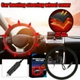 thumbnail image 4 of Heated Steering Wheel Cover - Winter Hand Warmer Universal Car Steering Heater, 4 of 9