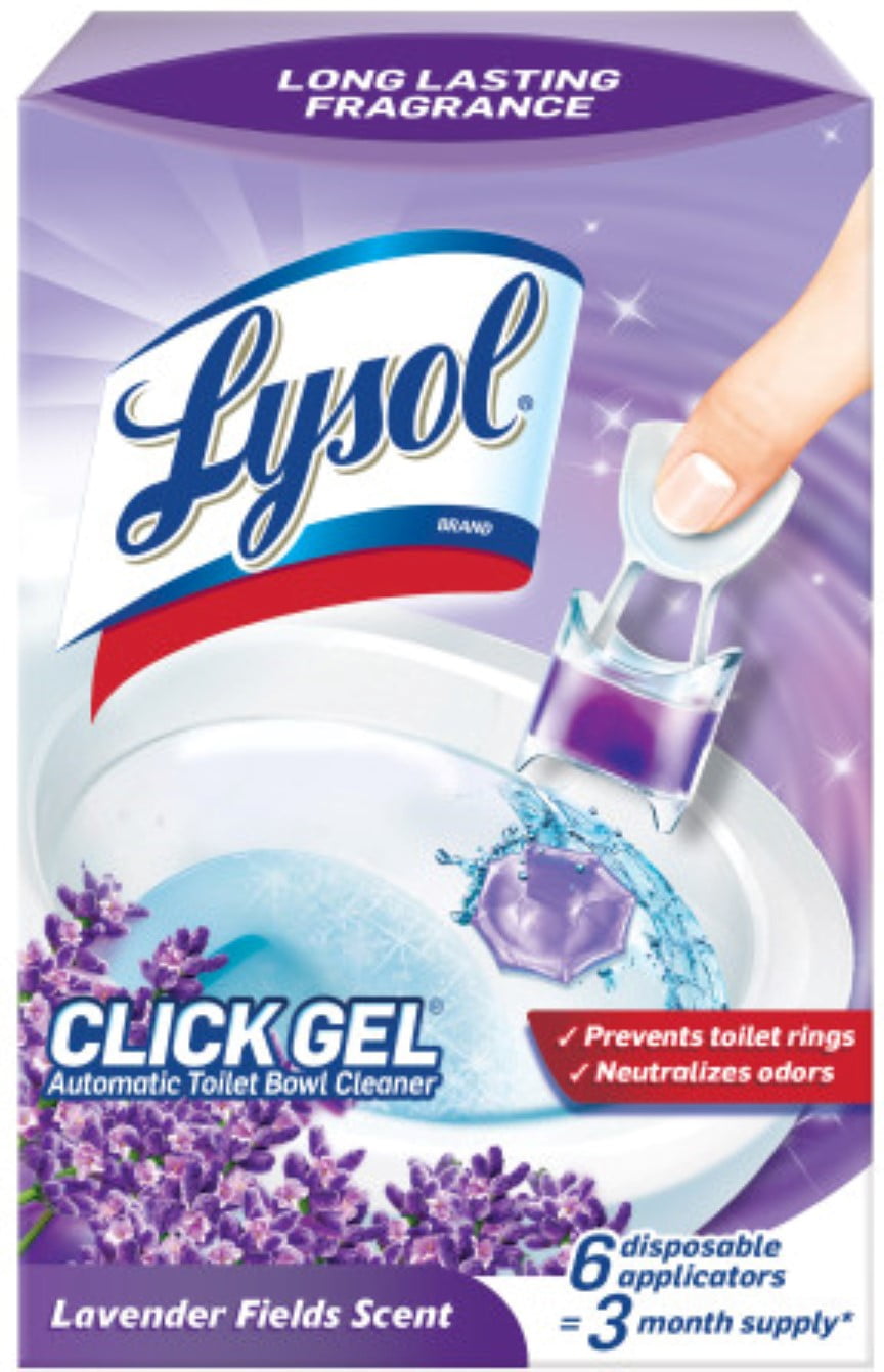 Lysol Power & Fresh 6 Automatic Toilet Bowl Cleaner Cotton Lilac Scent 