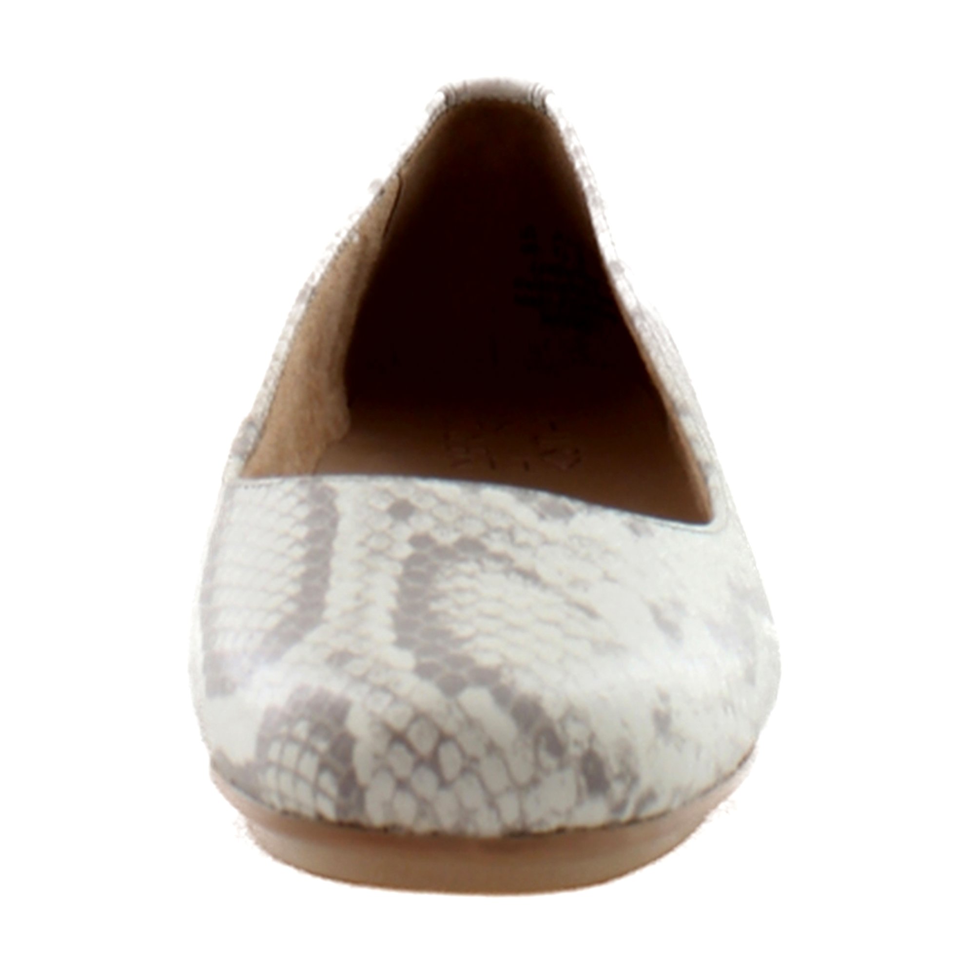 Naturalizer Maxwell Women's Flats White Multi Snake Pattern