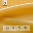 thumbnail image 4 of LAGarden 5-Year-Non-Fading 9FT Solution-Dyed Acrylic Wood Umbrella PVC Cover Outdoor Event Wedding Party Resort Poolside Seaside Restaurant Yellow, 4 of 9