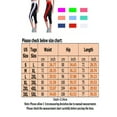 thumbnail image 2 of Sexy Dance Yoga Pants with Pockets for Women High Waist Workout Pants Tummy Control Leggings, Work Pants for Women Capri, 2 of 2
