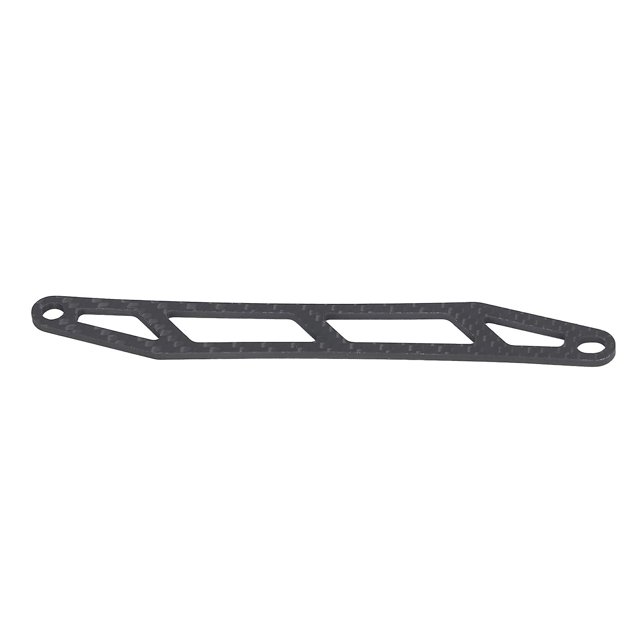 RC Battery Mounting Plate, Black Carbon Fiber Battery Holder Easy Installation RC Car Parts for Tamiya TT02 TT02B 1/10