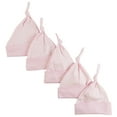 thumbnail image 2 of Bambini 1100-PINK-5 Bonnet pour Bébé Noué, Pink - Lot de 5, 2 of 3