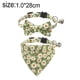 thumbnail image 2 of Paquete de 2 collares separables con diseño de gato, pajarita, collar de color floral con margaritas, 2 of 5