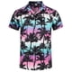 thumbnail image 2 of Camisa hawaiana de playa con estampado 3D de palmeras tropicales para hombre, camisas de vestir de manga corta con botones, ropa de calle de verano, 2 of 5