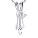 thumbnail image 5 of Collar con colgante de gato Sunnimix Joyería conmemorativa de cenizas Plata, 5 of 7