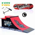 thumbnail image 3 of Mini Skatepark for Finger Skateboard Field Combination Toy Skateboard Park Ramp Toy Skateboard Ramp Style C, 3 of 3