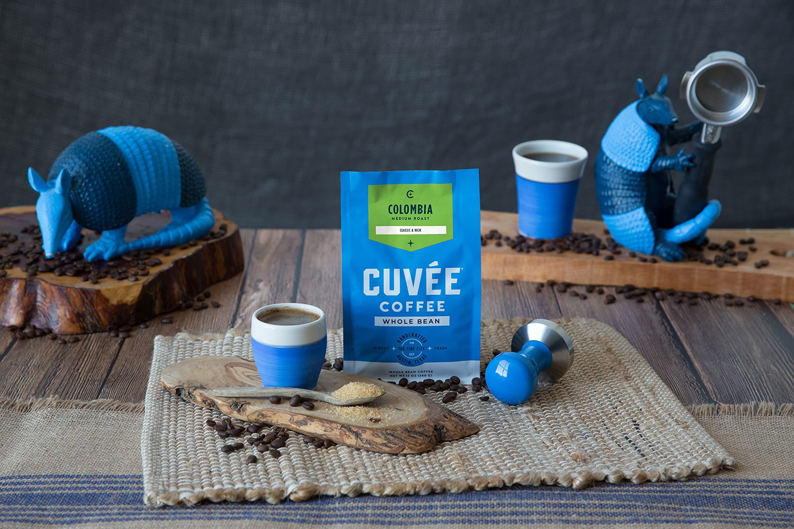 Cuvee Coffee Whole Bean Colombia 12 oz (Pack Of 6)