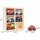 thumbnail image 2 of Wooden Car Playset 6-Piece Mini Toy Car Set with Car, Police and Fire Truck, Train Pretend Play Fun for Preschool Boys and Girls, 2 of 5