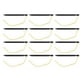 thumbnail image 2 of Diseño duradero de 3 bordes, clavos livianos para carpas con cuerdas de tracción para acampar, mochileros, hamacas y toldos Estacas para carpas de aleación de aluminio, paquete de 12, 2 of 8