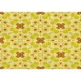 thumbnail image 1 of Ahgly Company Machine Washable Indoor Rectangle Transitional Yellow Area Rugs, 4' x 6', 1 of 7