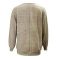 thumbnail image 4 of EDFBUYKRS Blouses for Women Dressy Casual Long Sleeve Shirts for Women Womens Tops V Neck Ladies Tops and Blouses Early Fall Fashion 2026 Xl, 4 of 6