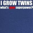 thumbnail image 2 of CafePress - I Grow Twins Maternity Dark T Shirt - Maternity Dark T-Shirt, 2 of 3