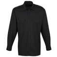 thumbnail image 1 of Premier Mens Long Sleeve Pilot Plain Work Shirt, 1 of 4