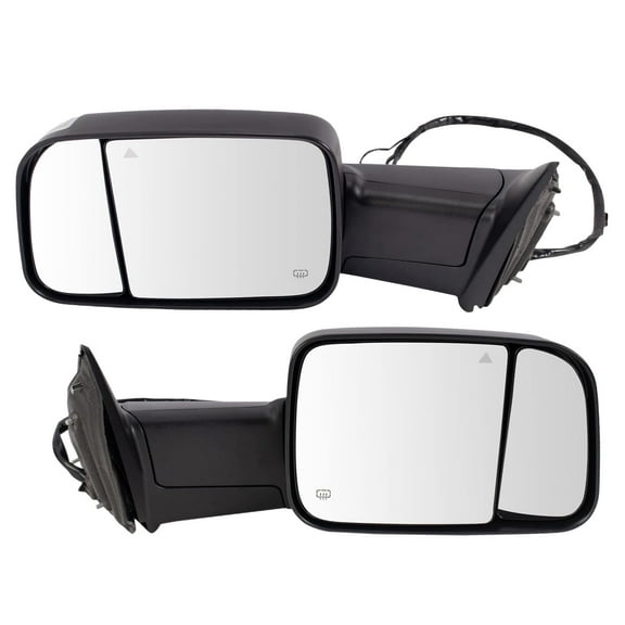 Trail Ridge Towing Mirror Set Fits 2019-2021 Ram 2500 3500 TR00929