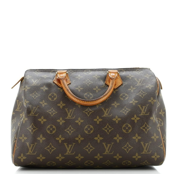 Pre-Owned Speedy Handbag Monogram Canvas 30 By Rebag