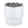 thumbnail image 1 of 1/2'' 12pt Punta de Enchufe Fabricado en Acero al Cromo Vanadio con ACabado en Cromo para Mayor Resistencia y Durabilidad 32mm DYNWAVEMX Zócalo de 12 puntos métrico, 1 of 5