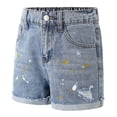 thumbnail image 2 of LNMQLPDBS Plus Size Biker Shorts Basketball Shorts Girls Jeans Warm Clothes Girls Basketball Size 10-12 Shorts Deportivos Para Hombre Girls Cheer, Blue 11-12 Years, 2 of 7