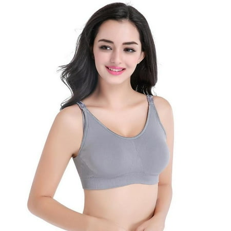 

Hardlegix Before the opening button without a trace to gather pregnant women nursing bra H1
