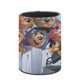 thumbnail image 3 of Don Gato-theme Cylinder Pen Holder Pencil Organizer with Flannel Lining PVC Leather Material Cardboard Base for study work 10*8CM, 3 of 6