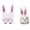 Pink B, variant on AURIGATE Easter Bunny Ear Treat Bags 5.31x8.66in, 50-Pack Plastic Cartoon Bunny Candy & Goodie Bags, Festive Easter Party Supplies