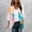 Multicolor, variant on HOMBOM Womens 3/4 Sleeve Kimonos Boho Sheer Cover Up Lightweight Open Front Tie-Dye Cardigan for Young Women Beach
