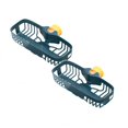 thumbnail image 1 of Oleegame 2PC Shower Soap Dish With Hook Sink Sponge Rack Stand Kitchen Faucet Storage Rack Sponge And Towel Rack Drain Basket Home Kitchen Cleaning Tools Blue, 1 of 3