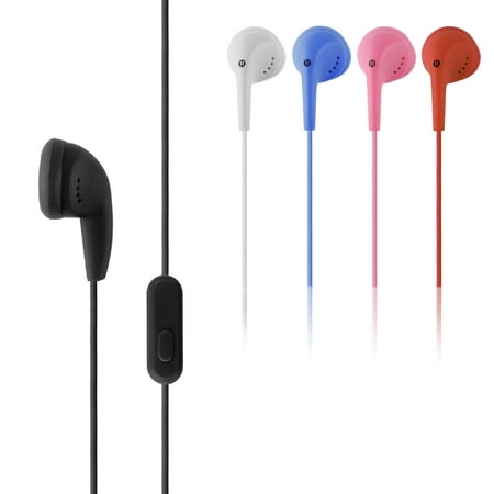Circuit City 3.5mm Stereo Earbuds Earphone Headset With Microphone
