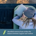 thumbnail image 3 of Klymit Drift Almohada de Camping, Almohada de Viaje de Espuma viscoelástica triturada con Funda Reversible para Uso en Exteriores, Verde, Regular, 3 of 5