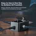 thumbnail image 6 of LEKATO Black Looper Pedal Guitar Looper Pedal with SYNC & Tuner Function Loop Pedal with LED Screen Looper Pedal for Electric Guitar Bass Unlimited Overdubs 3 Loops 18 Minutes Record Time, 6 of 6