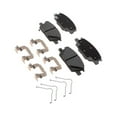 thumbnail image 2 of KarParts360 For Chevy Equinox 2018 2019 2020 Disc Brake Pad Set | Front | With Pad Wear Sensor | Ceramic Friction Material | Slotted | With Pad Shims, 2 of 4