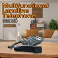 thumbnail image 2 of Y043 Corded Telephone with Speer, Display, Basic Calculater and Caller ID, Black, 2 of 5