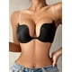 thumbnail image 3 of Sujetador push-up de escote bajo con tiras transparentes Sujetador de escote con aros convertible convertible de corte bajo, ropa interior y lencería de mujer, 3 of 4