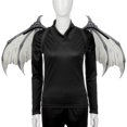 thumbnail image 2 of Billuyoard Devil Demon Cosplay Wing Multifuncional Conveniente Halloween Masquerade Carnival Accesorios Fiestas Festival Kits de decoración para fiestas Blanco, 2 of 6