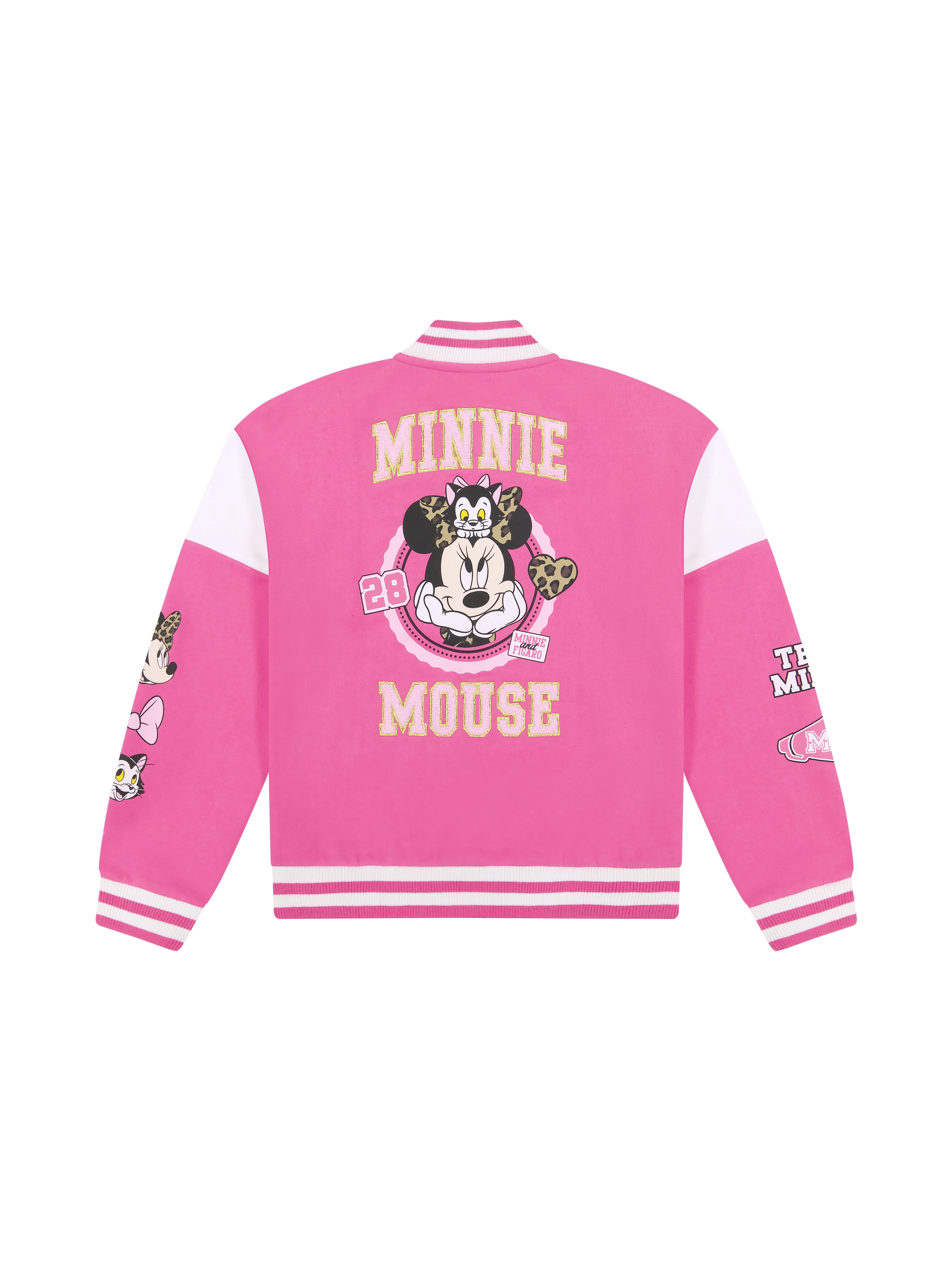 Disney Minnie Mouse Women's Graphic Bomber Jacket, Sizes XS-3XL