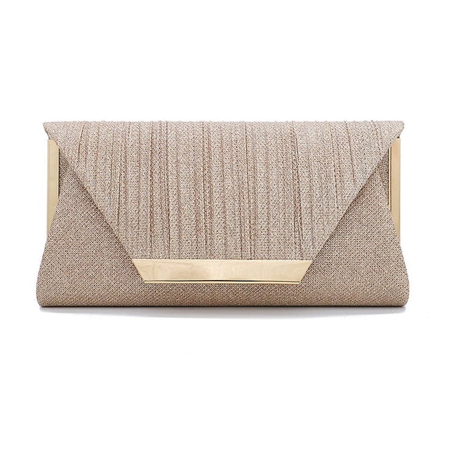Bolsos de mano brillar con purpurina para mujer bolso de noche con solapa