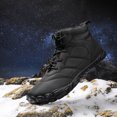 thumbnail image 3 of Zapatos Antideslizantes para Exteriores Mujer Y Hombre Botas Nieve Con Forro Piel Acogedoras A Prueba Salpicaduras, 3 of 9