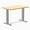 Bamboo / Grey, variant on Desky Zero Mini Bamboo Office Desk - Bamboo / 32" X 20" / Space Gray