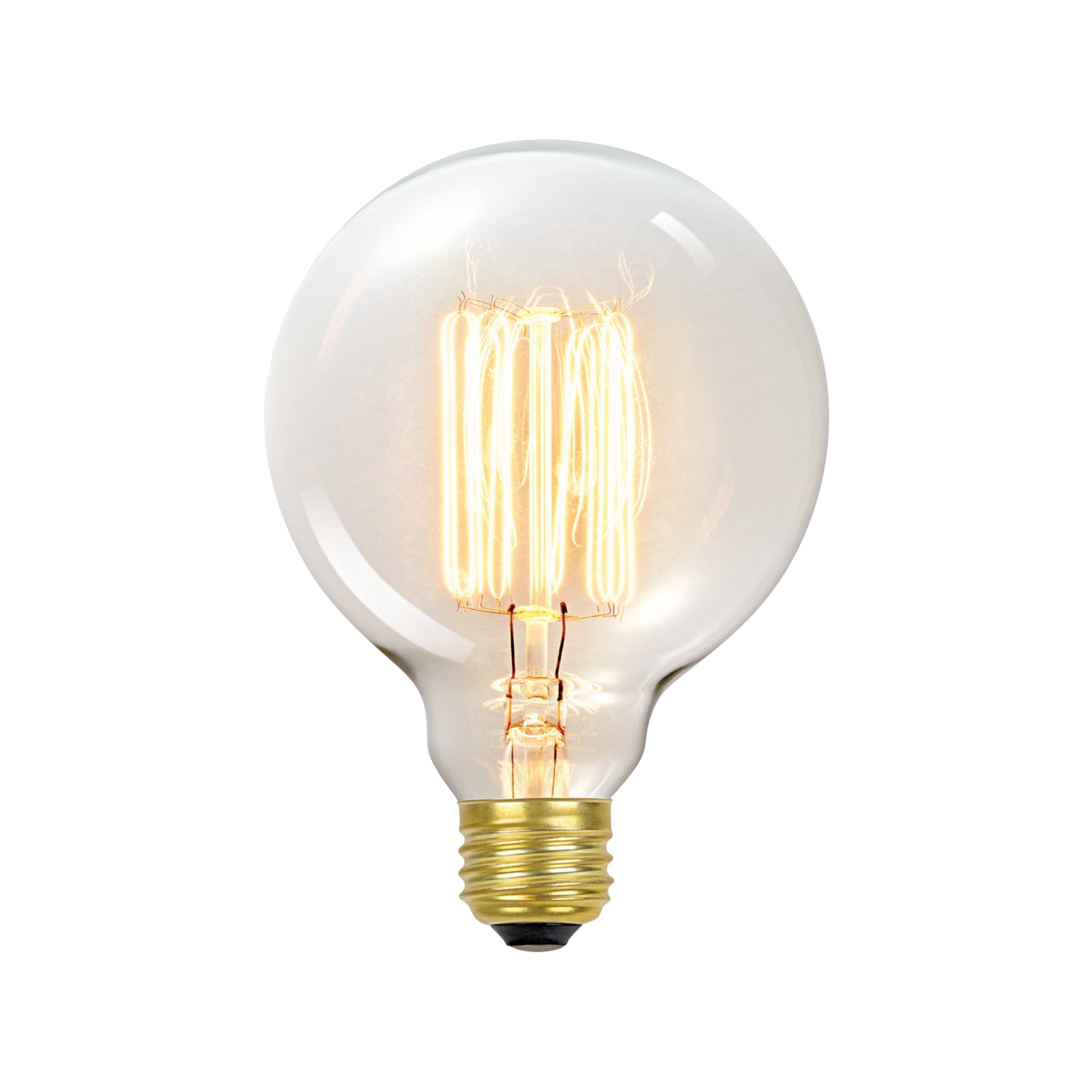 Globe Electric 60-Watt G30 Incandescent Filament Light Bulb, 01320