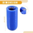 thumbnail image 4 of Tap?n de extremo de manguera de vac?o de entrada de tapa de refrigerante de silicona Universal de 20mm 0.79 "ID-coche para puerto de agua de vac?o de derivaci?n del calentador de refrigerante-azul de silicona Unique Bargains Tapa de manguera de silicona, 4 of 6