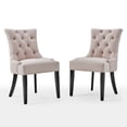 thumbnail image 3 of Modway Regent Tufted Performance Velvet Dining Side Chairs - Set of 2, 3 of 11