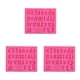 thumbnail image 3 of Toystoory Moldes para mousse Accesorios Molde en relieve Fundición de caramelos Die Minúsculas/Rosa Type1 NO1 Toystoory CBP267468, 3 of 6