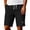 Black, variant on Men's Waffle Knit Patch Shorts Elastic Drawstring Casual Breathable Summer Short Pants Soft Comfort for Men Navy 3XL
