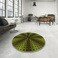 thumbnail image 3 of Ahgly Company Indoor Rectangle Patterned Olive Green Area Rugs, 5' x 8', 3 of 6