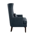 thumbnail image 3 of Lexicon Avina Accent Wingback Chair in Indigo, 3 of 7